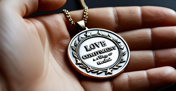 Médaille d'amour : un symbole précieux d'engagement